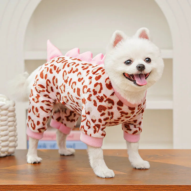 Pet Dog Clothes Soft Warm Fleece Dogs Jumpsuits Pet Clothing for Small Dogs Puppy Cats Clothes Chihuahua Yorkshire Costume Coat