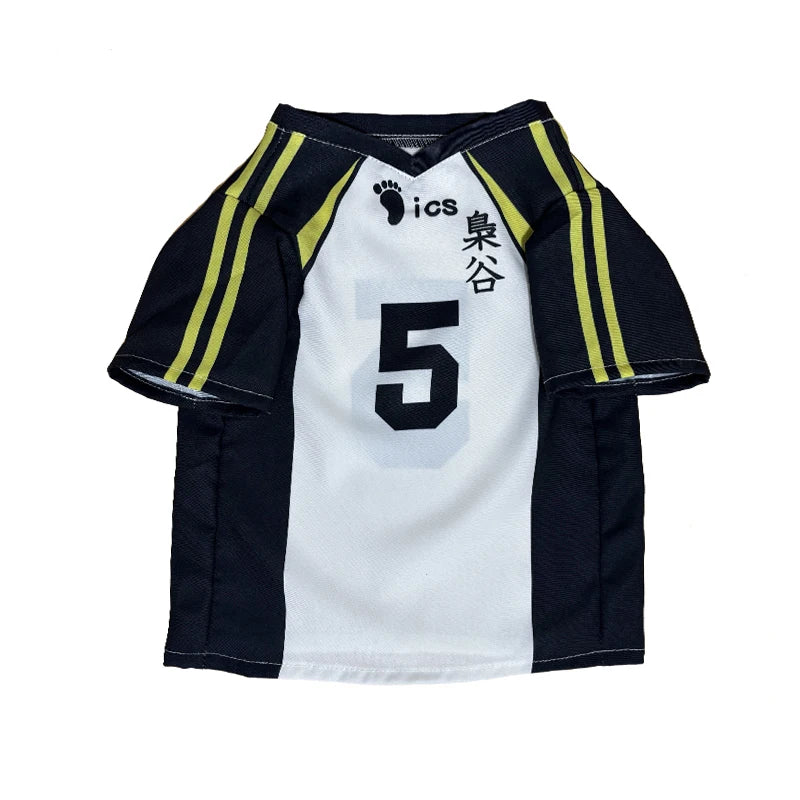 Hinata Shoyo Pet Clothing Tobio Kageyama Cats Costume Pet Cosplay Volleyball Clothes Cute Anime Dogs T-shirt Sports Party Wear